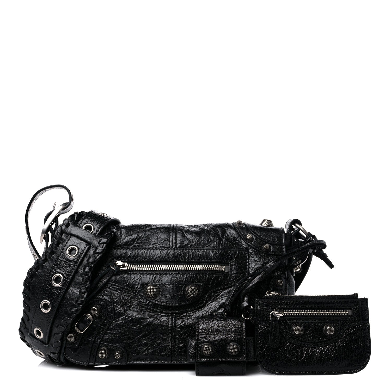 Balenciaga Agneau Arena XS Le Cagole Flap Bag Black 1 of 10