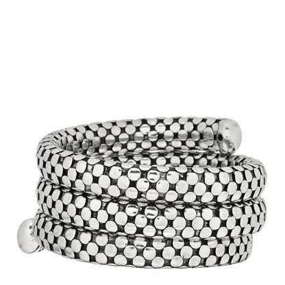 John Hardy Sterling Silver Dot Triple Coil Bracelet 1 of 3
