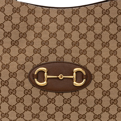 Gucci Monogram Horsebit 1955 Tote Bag Beige Brown Sugar 8 of 10