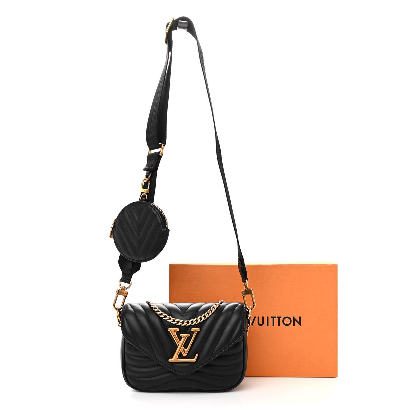 Calfskin New Wave Multi Pochette Black