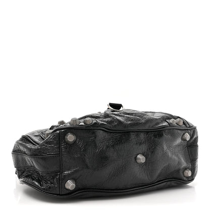 Balenciaga Agneau Arena Medium Le Cagole Shoulder Bag Black 4 of 10