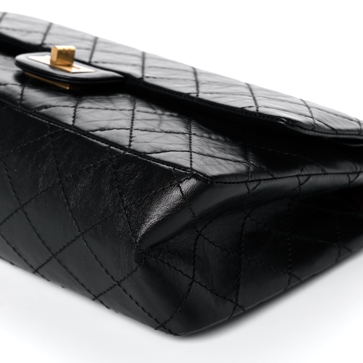 Chanel Aged Calfskin Quilted 2.55 Reissue 227 Flap Black 11 of 12