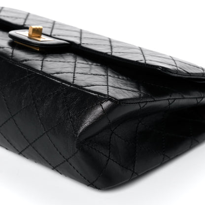 Chanel Aged Calfskin Quilted 2.55 Reissue 227 Flap Black 11 of 12