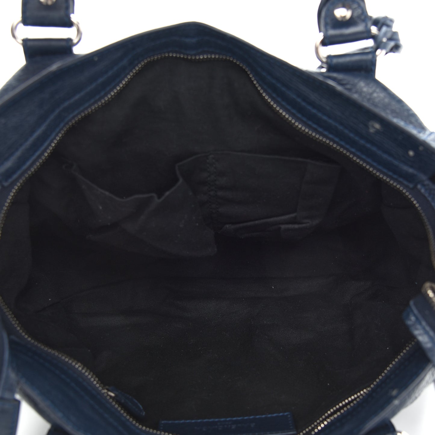 Agneau Giant 12 Silver Hardware City Bleu Obscur