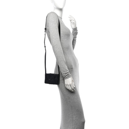 Bottega Veneta Lambskin Maxi Intreccio Candy Cassette Crossbody Bag Black 2 of 10