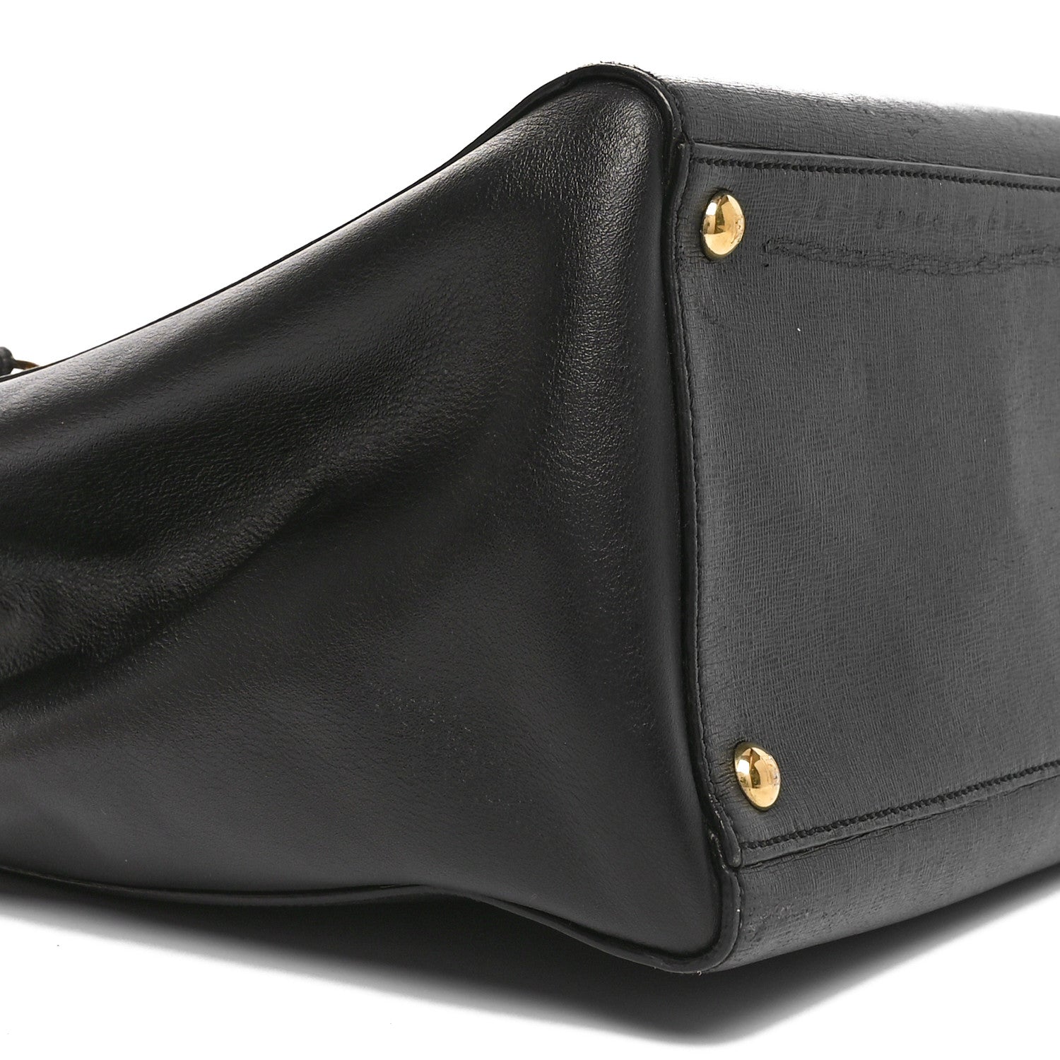 Fendi Vitello Elite Regular 2Jours Tote Black 8 of 9