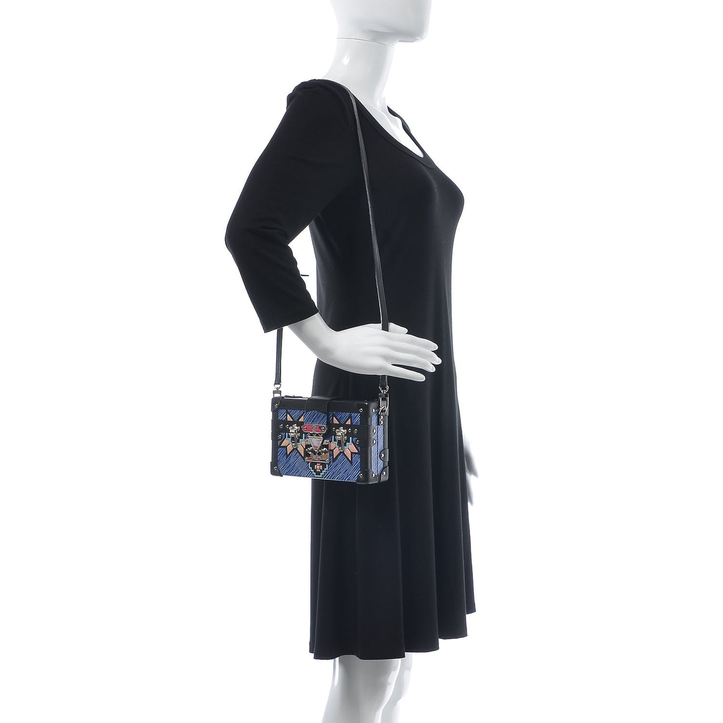 Epi Azteque Petite Malle Denim Light