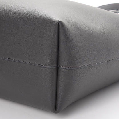 Saint Laurent Calfskin Large Shopping Tote Dark Grey 12 of 12