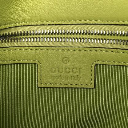 Gucci Calfskin Matelasse Medium GG Marmont Shoulder Bag Bright Green 6 of 11