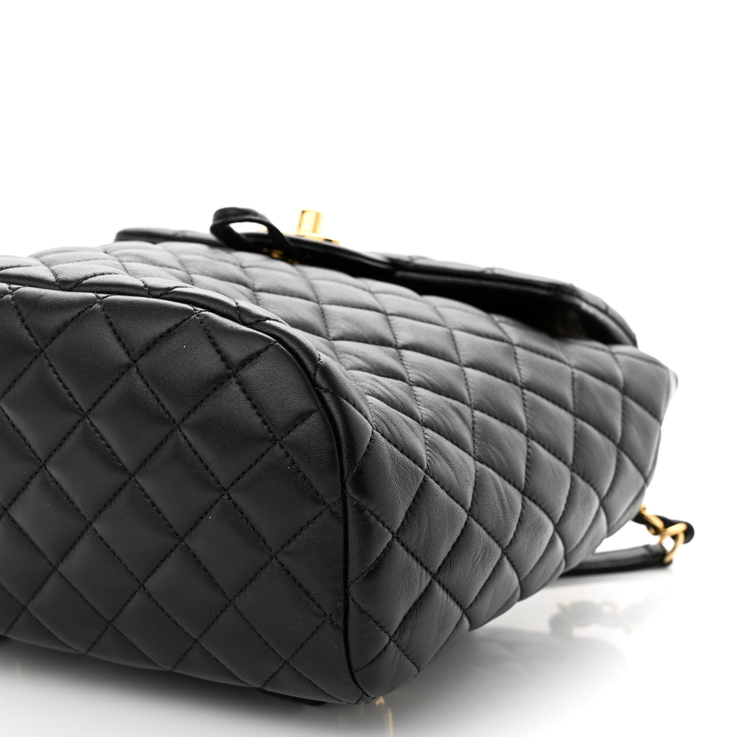 Chanel Lambskin Quilted Small Urban Spirit Backpack Black 8 of 8