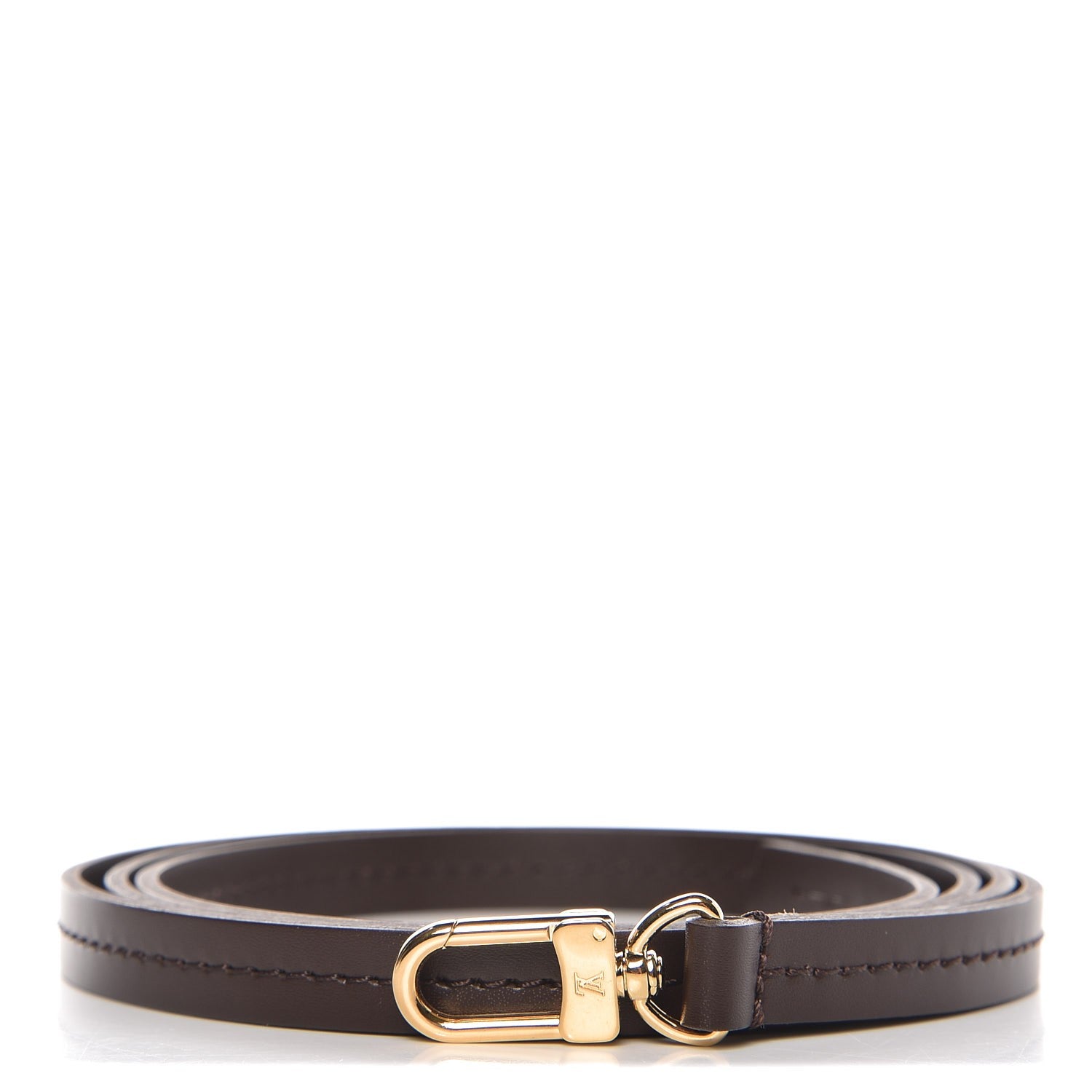 Louis Vuitton Calfskin 12mm Favorite Long Strap Brown 1 of 2
