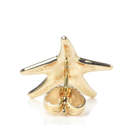 Tiffany 18K Yellow Gold 15mm Elsa Peretti Starfish Single Earring 3 of 5