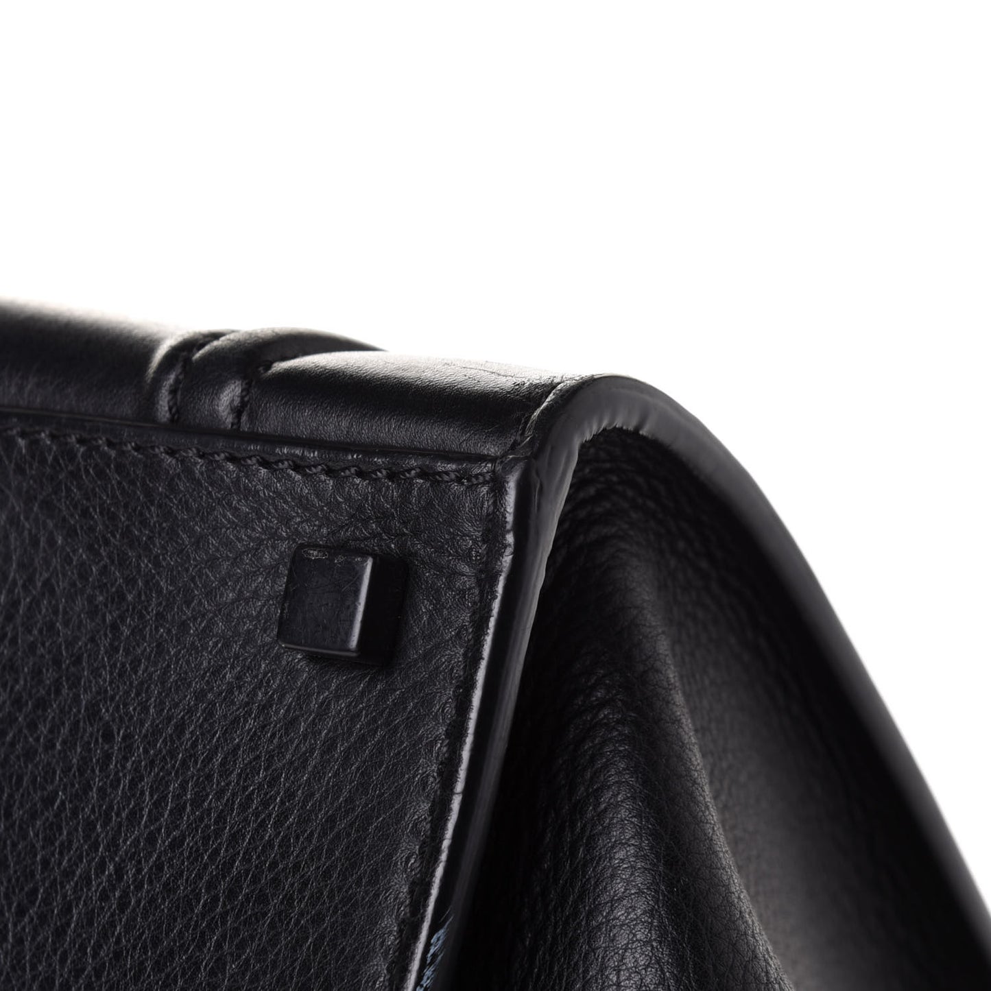 Supple Calfskin Medium Phantom Luggage Black