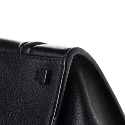 Celine Supple Calfskin Medium Phantom Luggage Black 9 of 10
