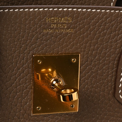 Hermes Togo Birkin 30 Etoupe 6 of 11