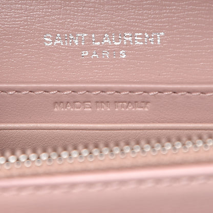 Saint Laurent Calfskin Monogram Sunset Chain Wallet Light Pink 6 of 9