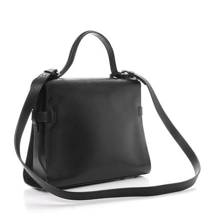 Delvaux Calfskin MM Tempete Satchel Black 3 of 9
