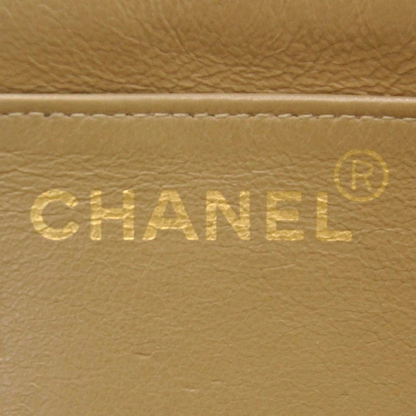 Lambskin Horizontal Quilt Jumbo Flap Kelly Green