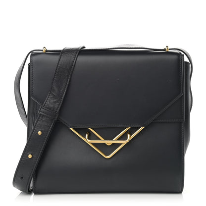 Bottega Veneta Box Calfskin Nappa Clip Bag Black 1 of 9