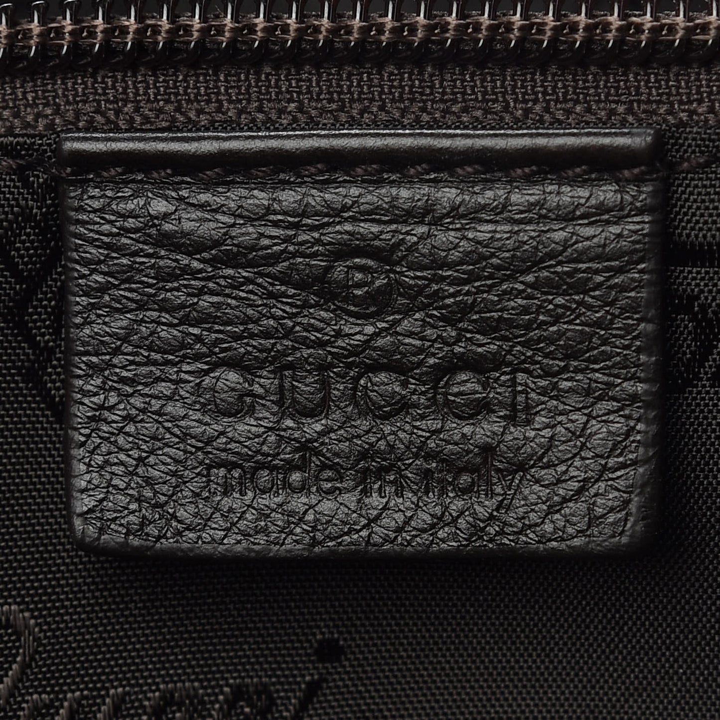 Guccissima Medium Carry On Duffle Dark Brown