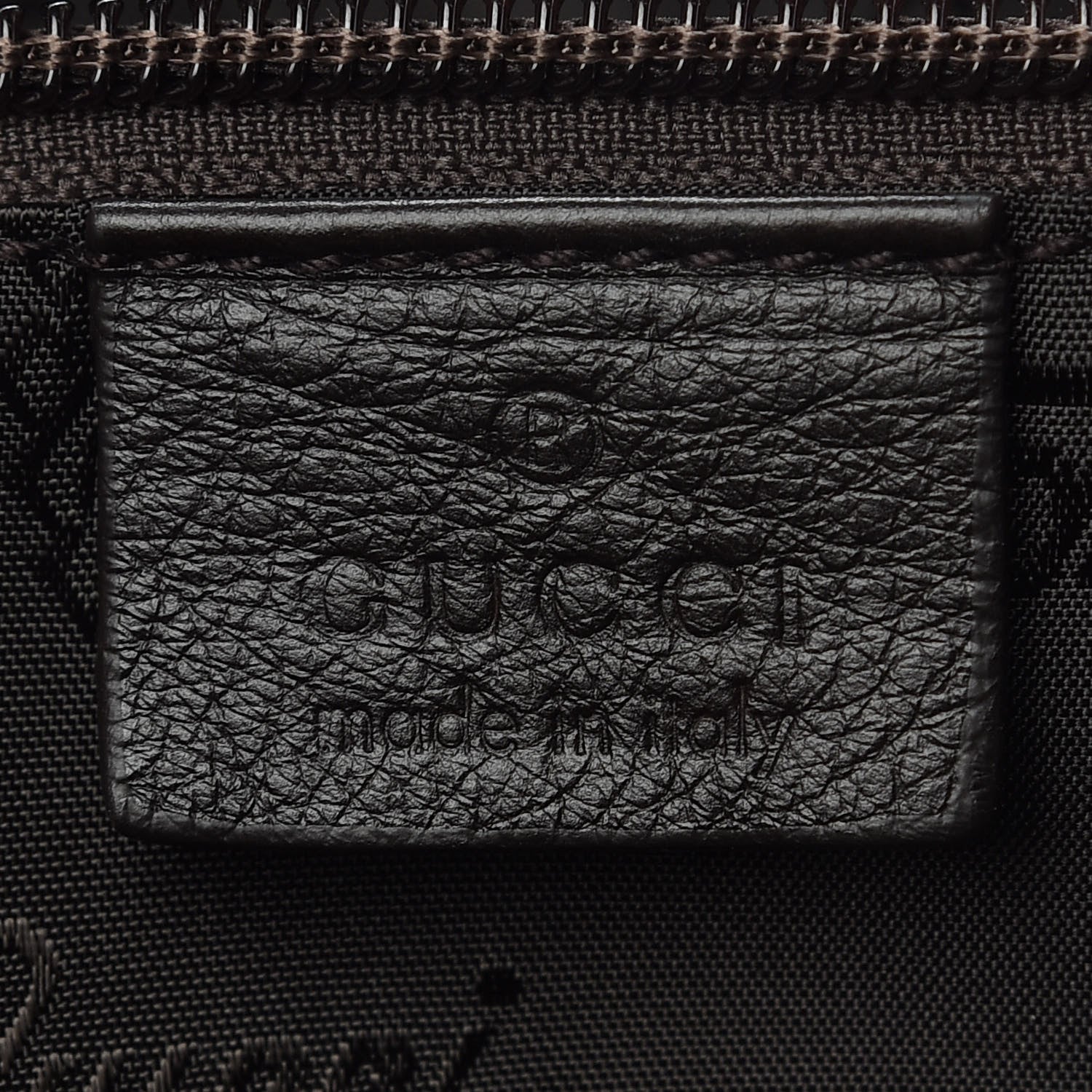 Gucci Guccissima Medium Carry On Duffle Dark Brown 5 of 15