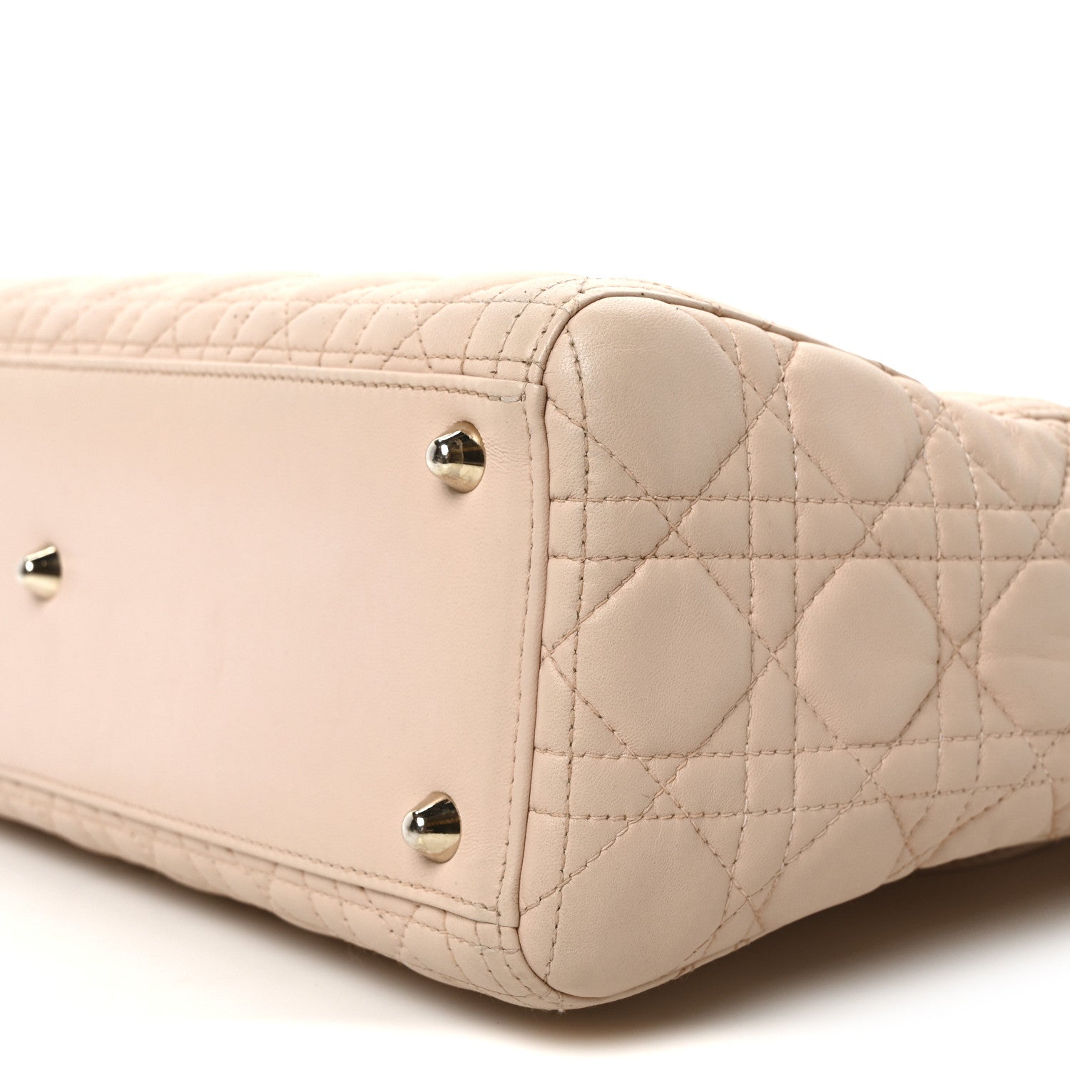 Christian Dior Lambskin Cannage Large Lady Dior Fard 10 of 10