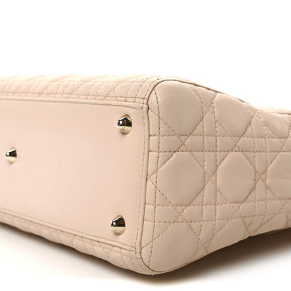 Christian Dior Lambskin Cannage Large Lady Dior Fard 10 of 10