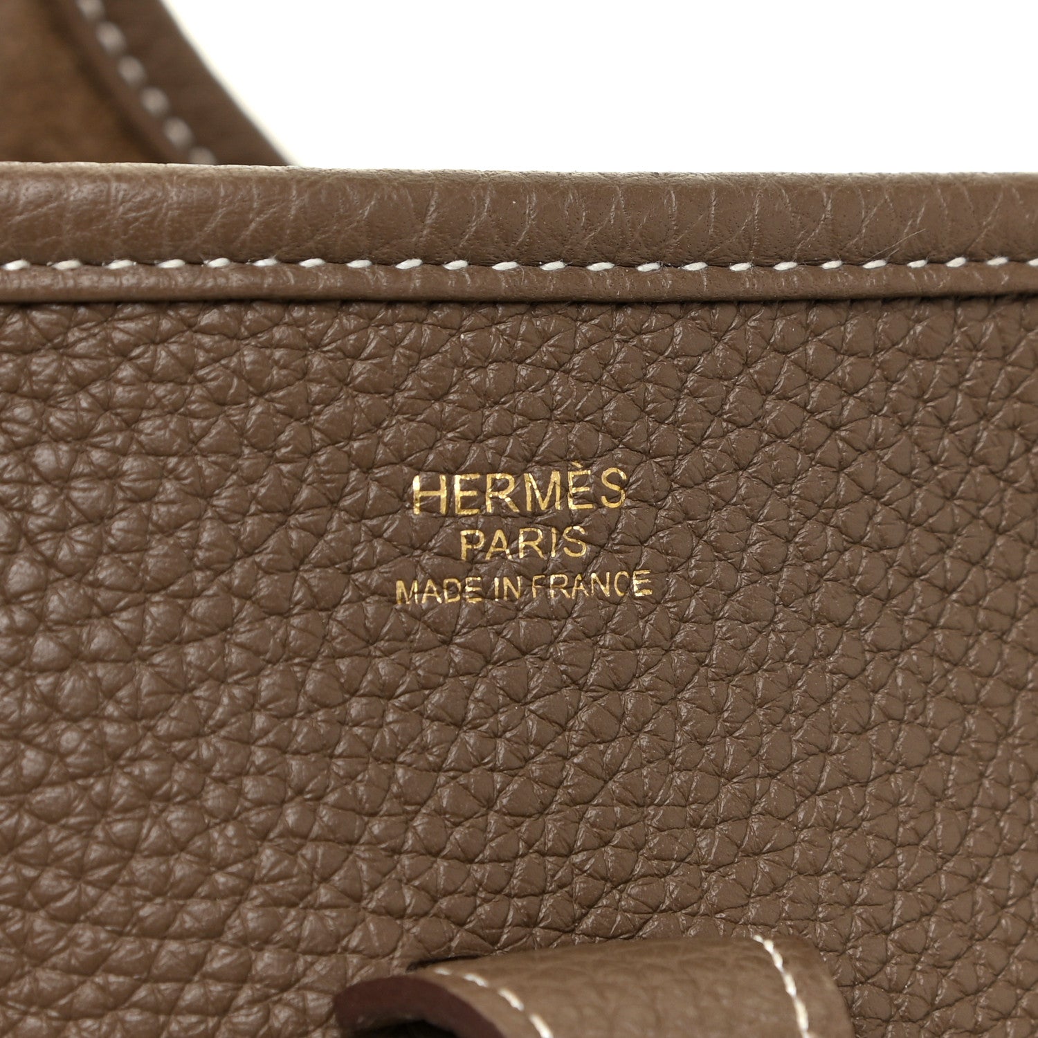 Hermes Taurillon Clemence Evelyne III PM Etoupe 6 of 11
