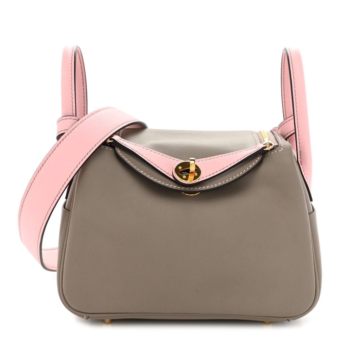 Swift Horseshoe Mini Lindy 20 Gris Asphalte Rose Sakura