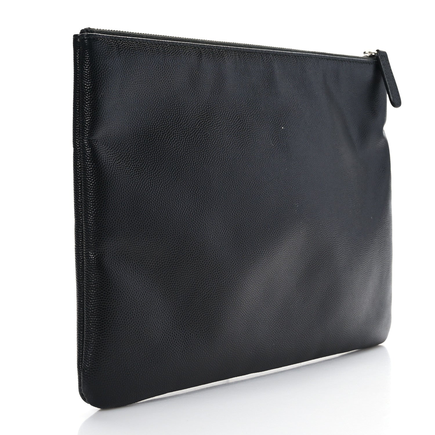 Chanel Caviar Studded Medium Deauville Pouch Black 2 of 6