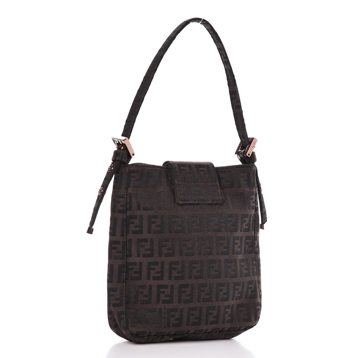 Zucchino Mini Shoulder Bag Dark Brown