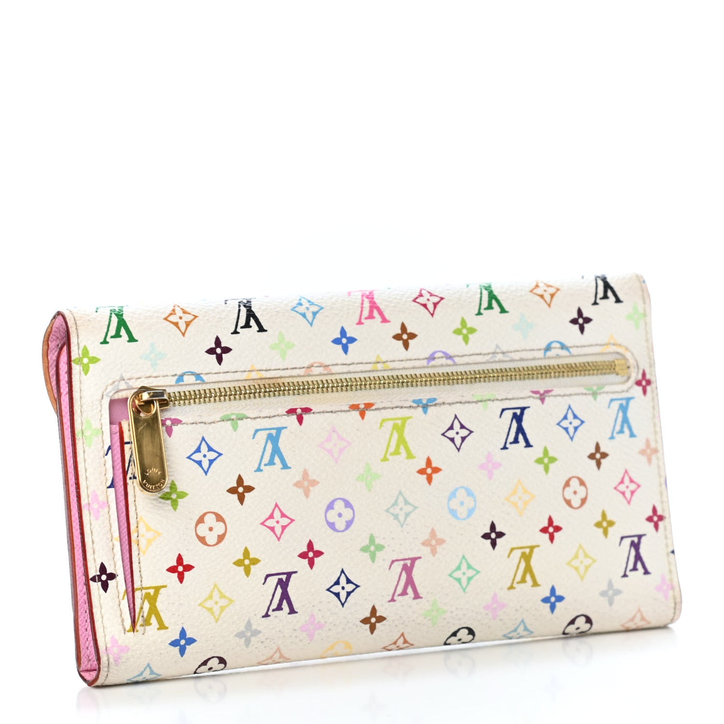 Monogram Multicolor Eugenie Wallet White Litchi