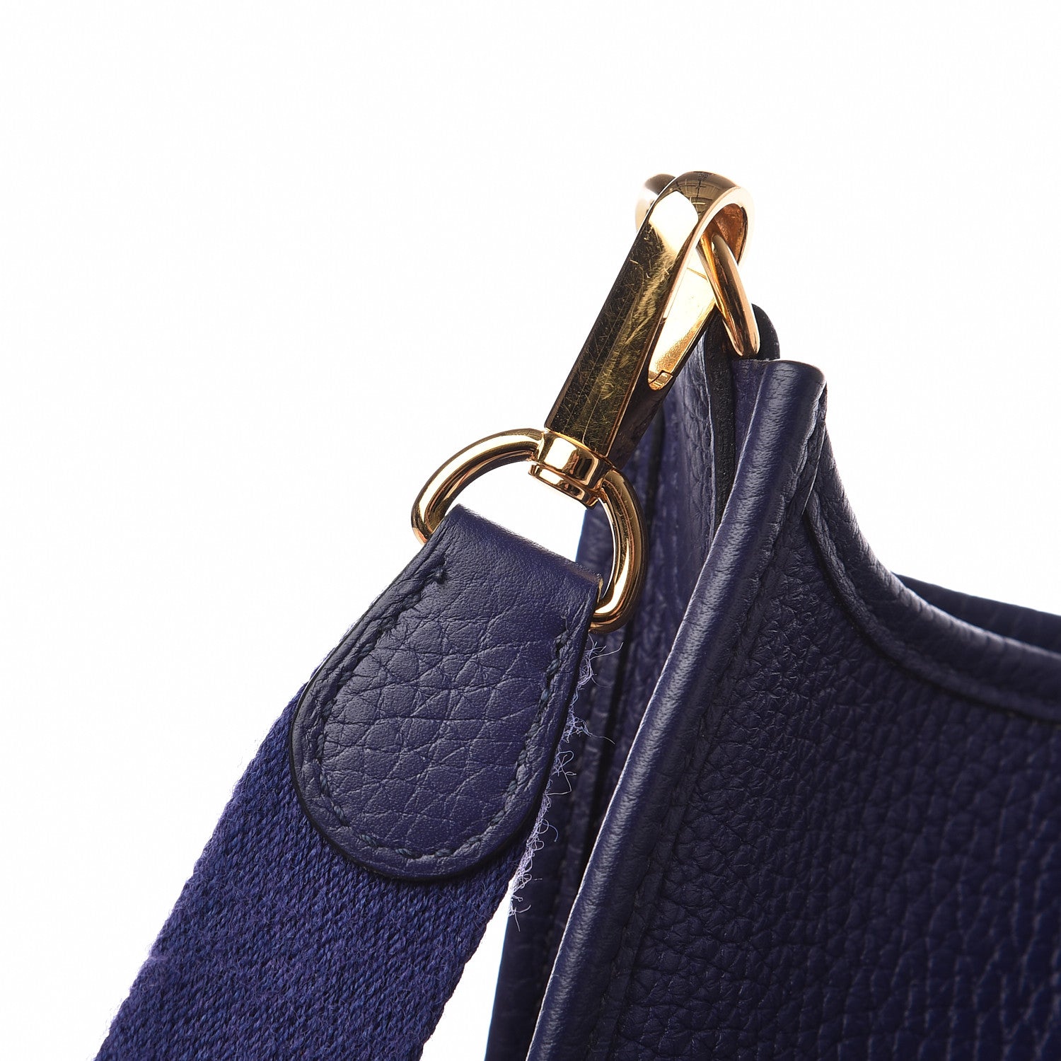 Hermes Taurillon Clemence Evelyne TPM Bleu Encre 12 of 12