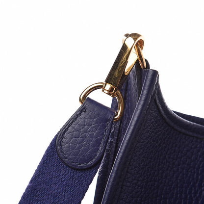 Hermes Taurillon Clemence Evelyne TPM Bleu Encre 12 of 12