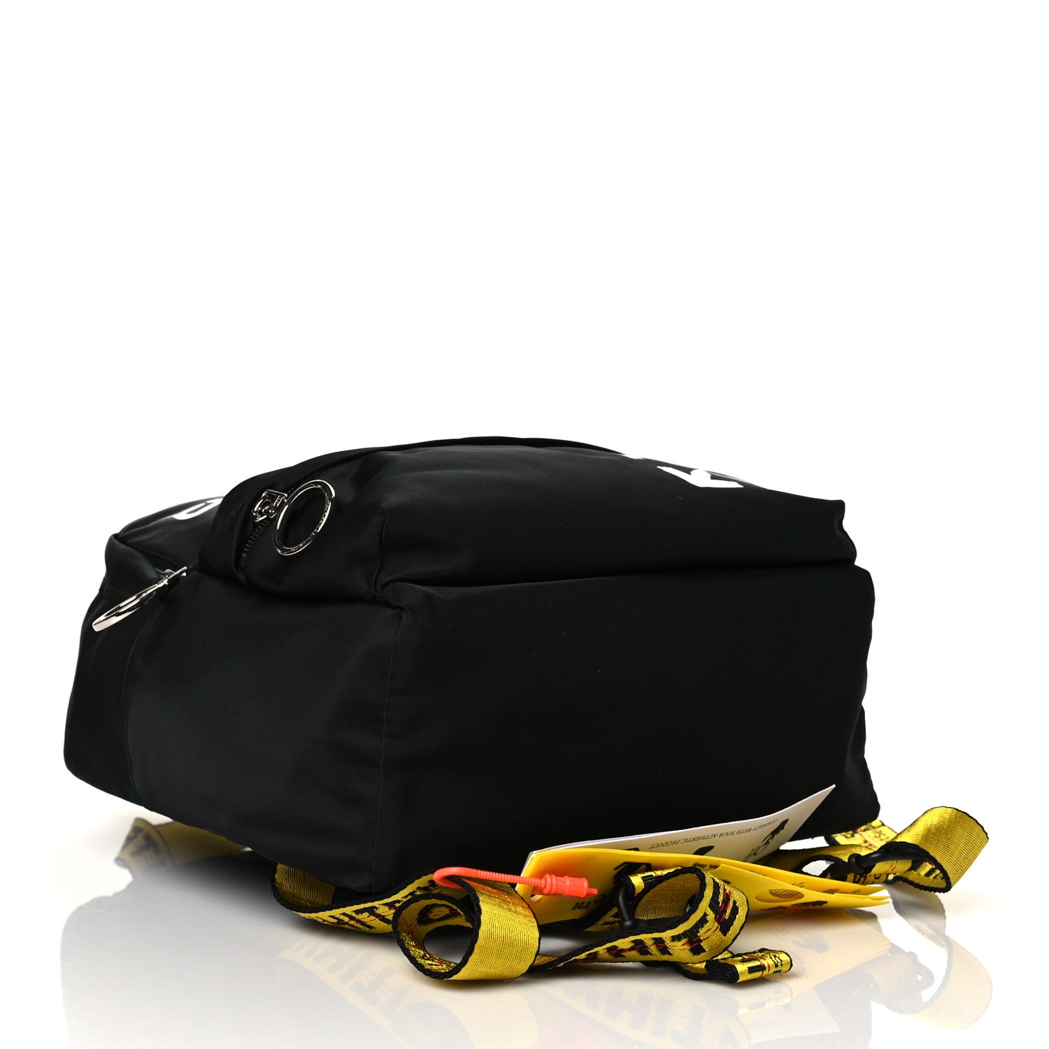 Off-White Canvas Logo Backpack Black 4 of 9