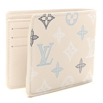 Louis Vuitton Monogram Shadow Multiple Wallet Ecru White 3 of 7