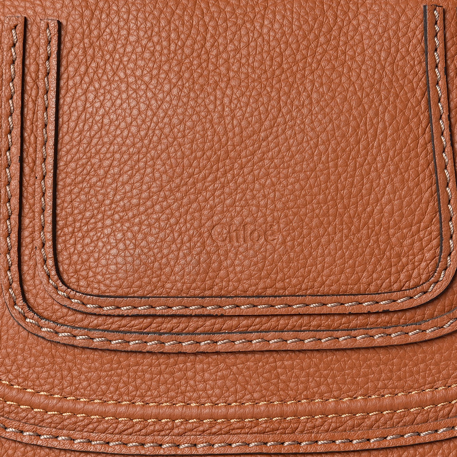 Chloe Calfskin Small Marcie Satchel Tan 9 of 14