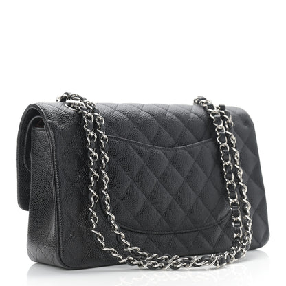 Chanel Caviar Quilted Medium Double Flap Black 3 of 9