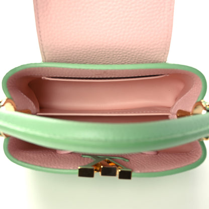 Louis Vuitton Taurillon Mini Capucines Vert Pomme 5 of 9