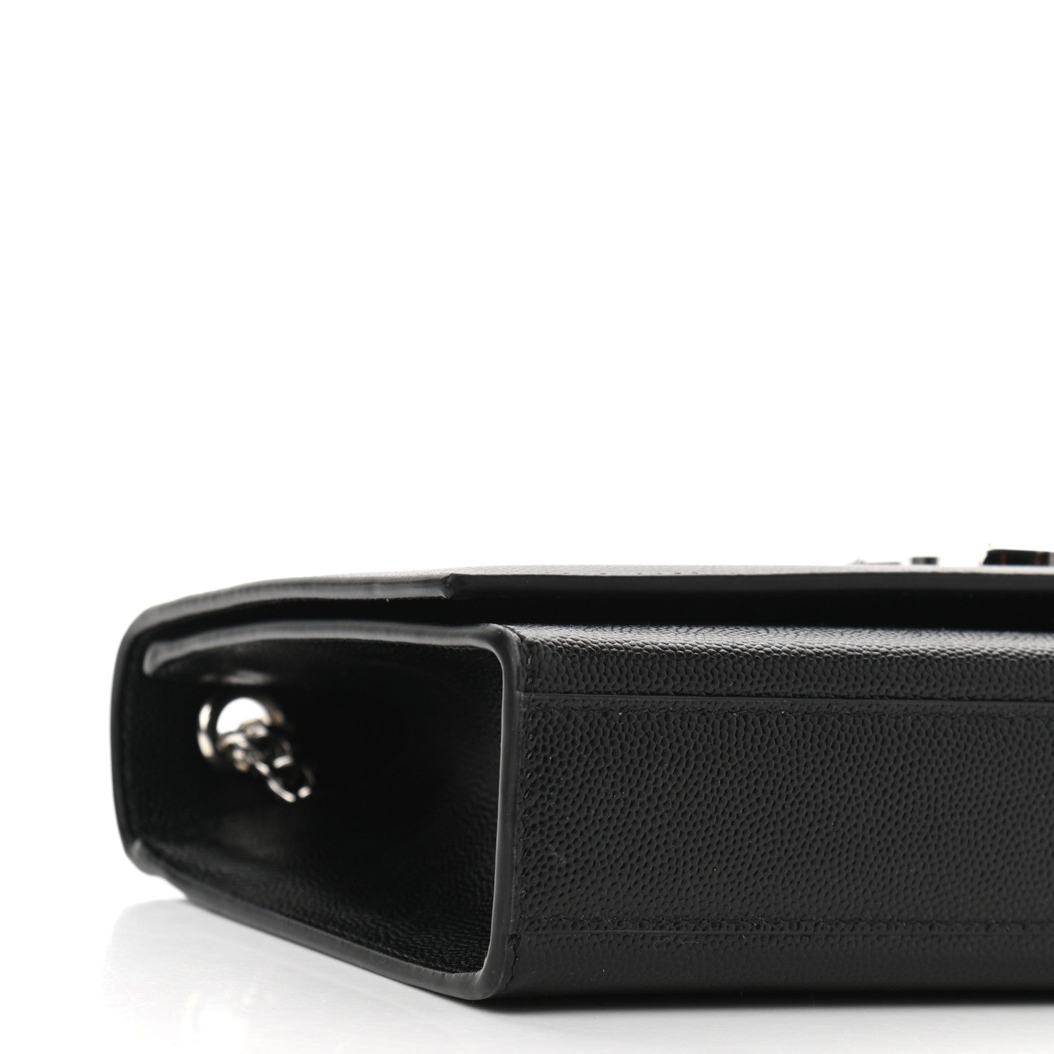 Saint Laurent Grain De Poudre Medium Classic Monogram Kate Satchel Black 8 of 9