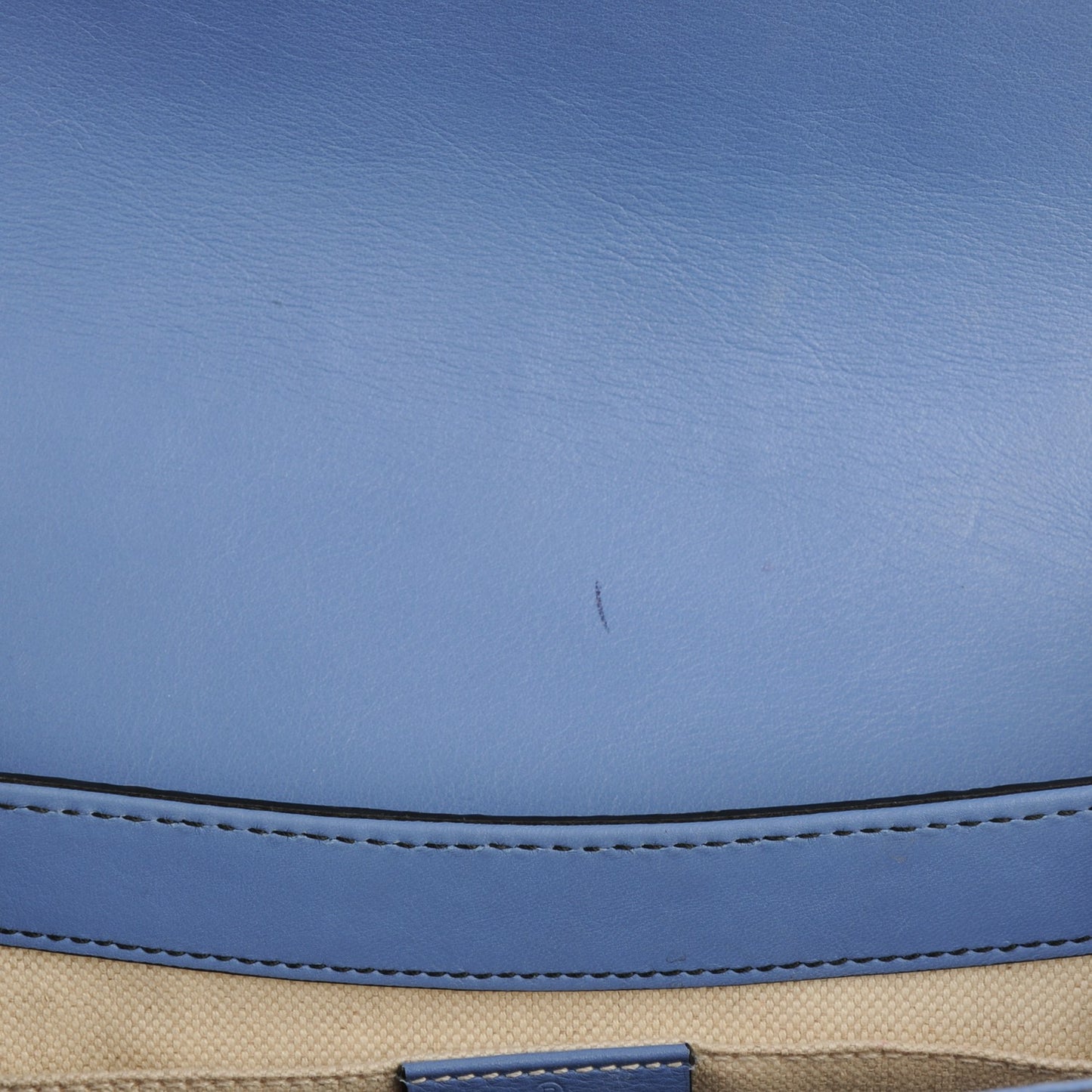 Soft Guccissima Medium Emily Chain Shoulder Bag Mineral Blue