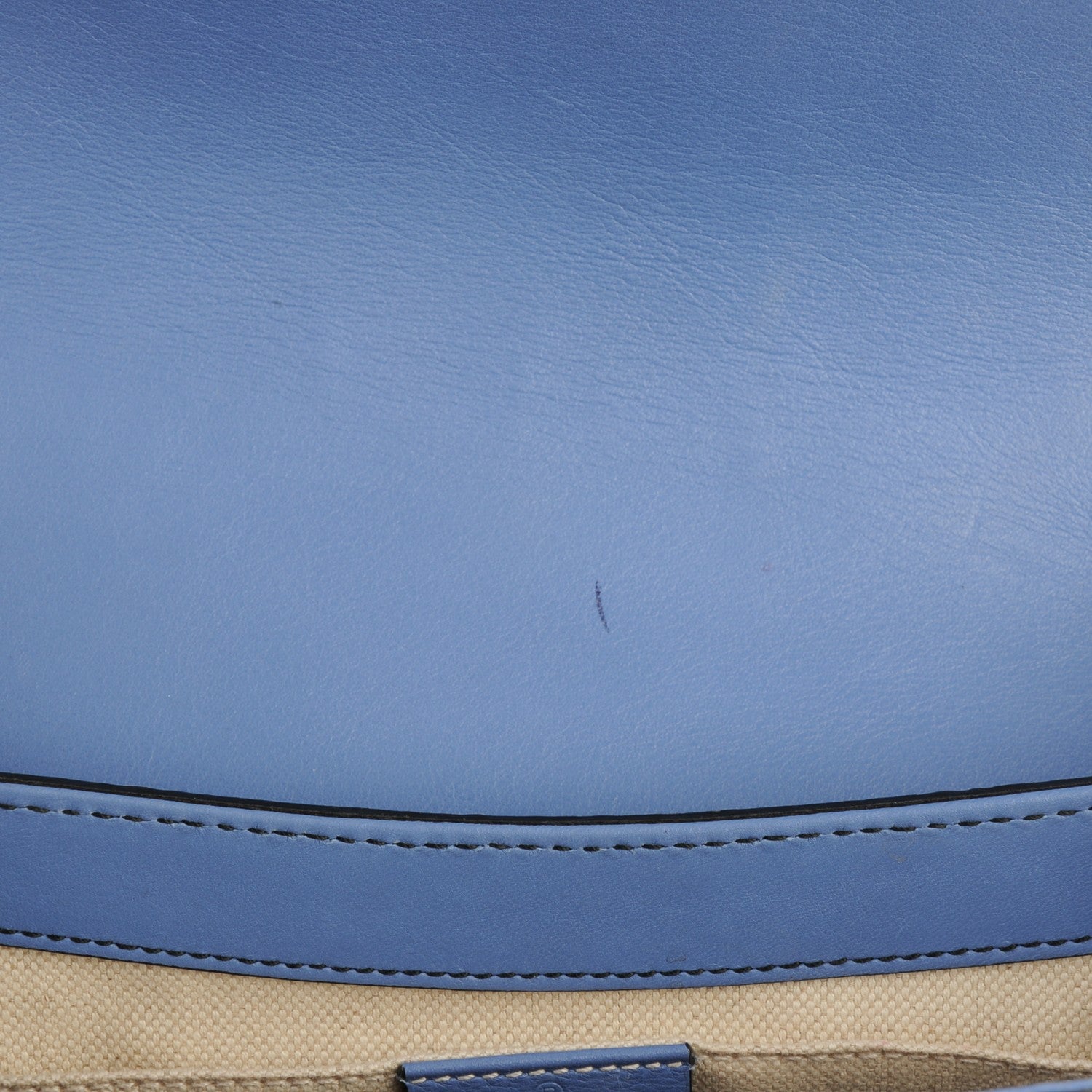 Gucci Soft Guccissima Medium Emily Chain Shoulder Bag Mineral Blue 8 of 8