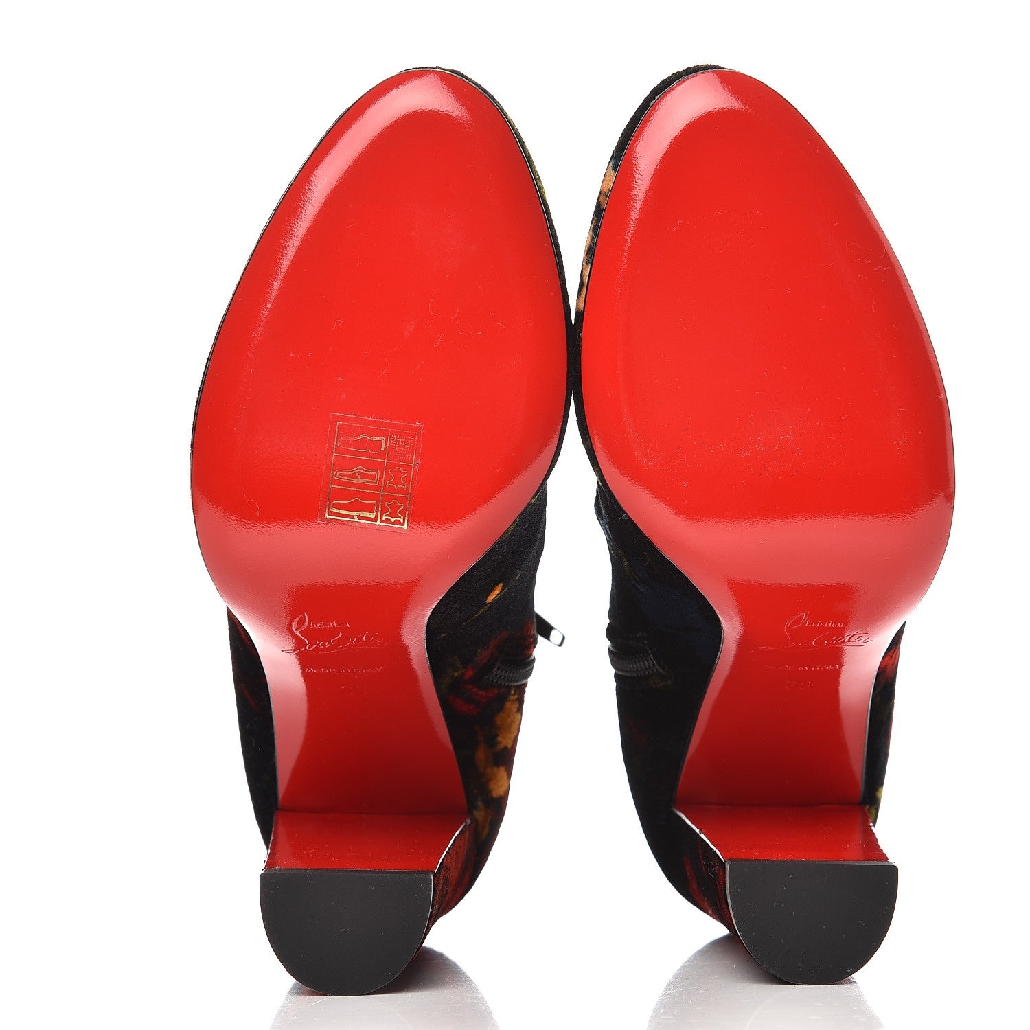 Christian Louboutin Veau Velours Moulamax 100 Booties 38 Black 5 of 9