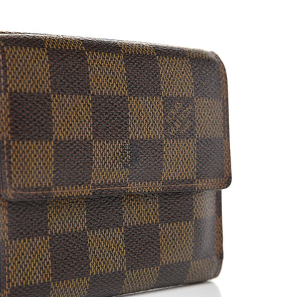 Louis Vuitton Damier Ebene Elise Wallet 4 of 16