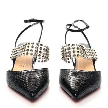 Christian Louboutin Nappa PVC Levita 55 Pumps 39 Black 2 of 7