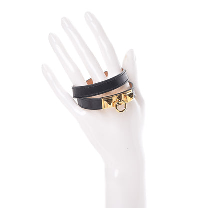 Hermes Box Rivale Double Tour Bracelet S Black 2 of 6