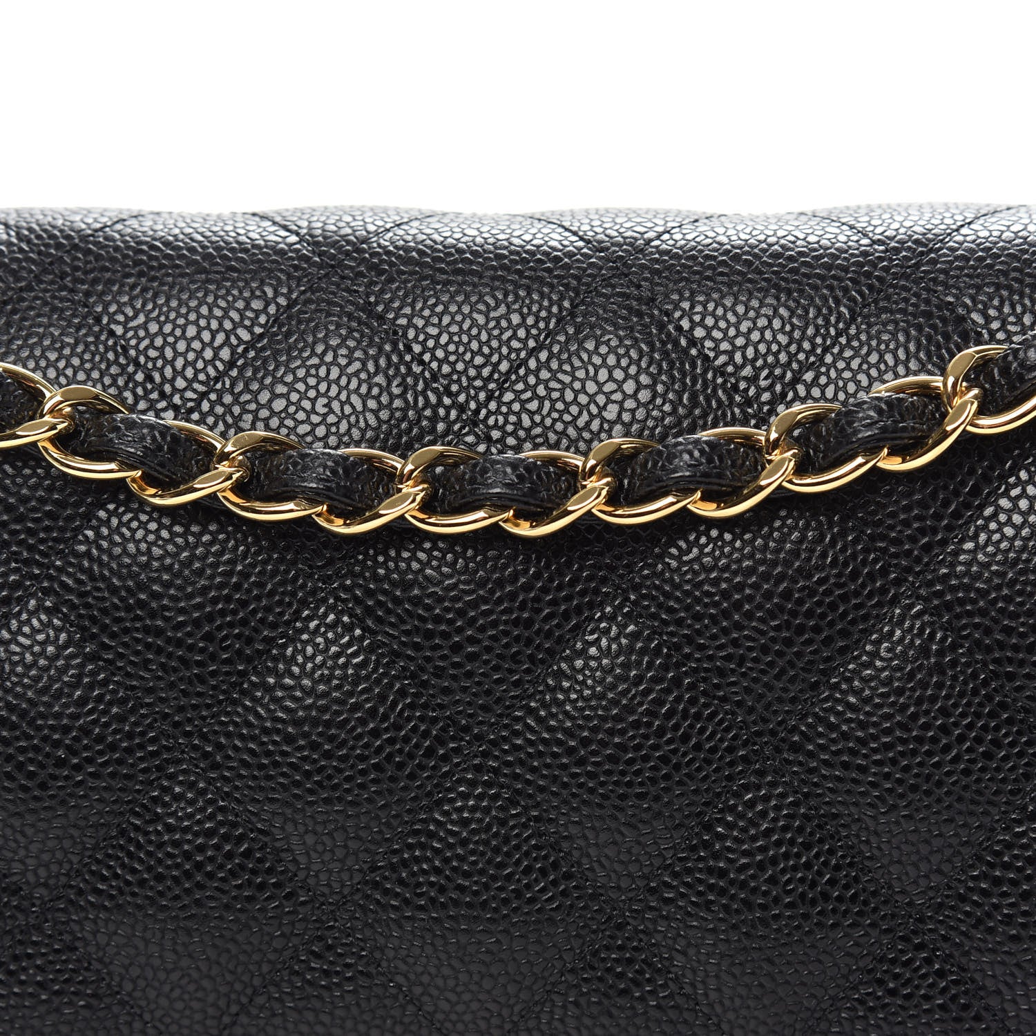 Chanel Caviar Quilted Jumbo Double Flap Black 9 of 11