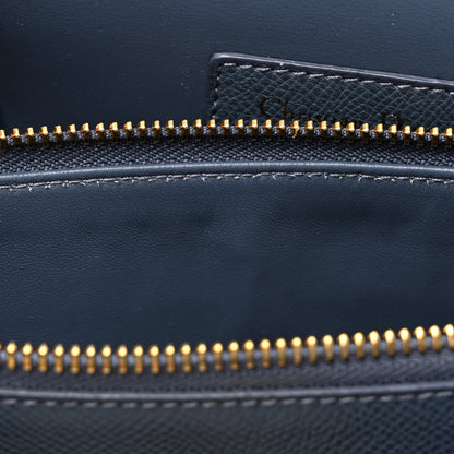 Christian Dior Grained Calfskin Large St. Honore Tote Blue 13 of 15