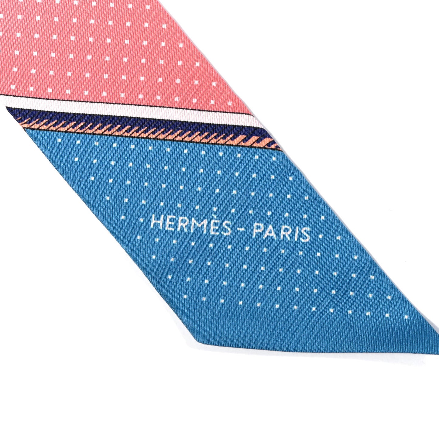 Silk Les Voitures A Transformation Twilly Orange Cobalt Vermillon