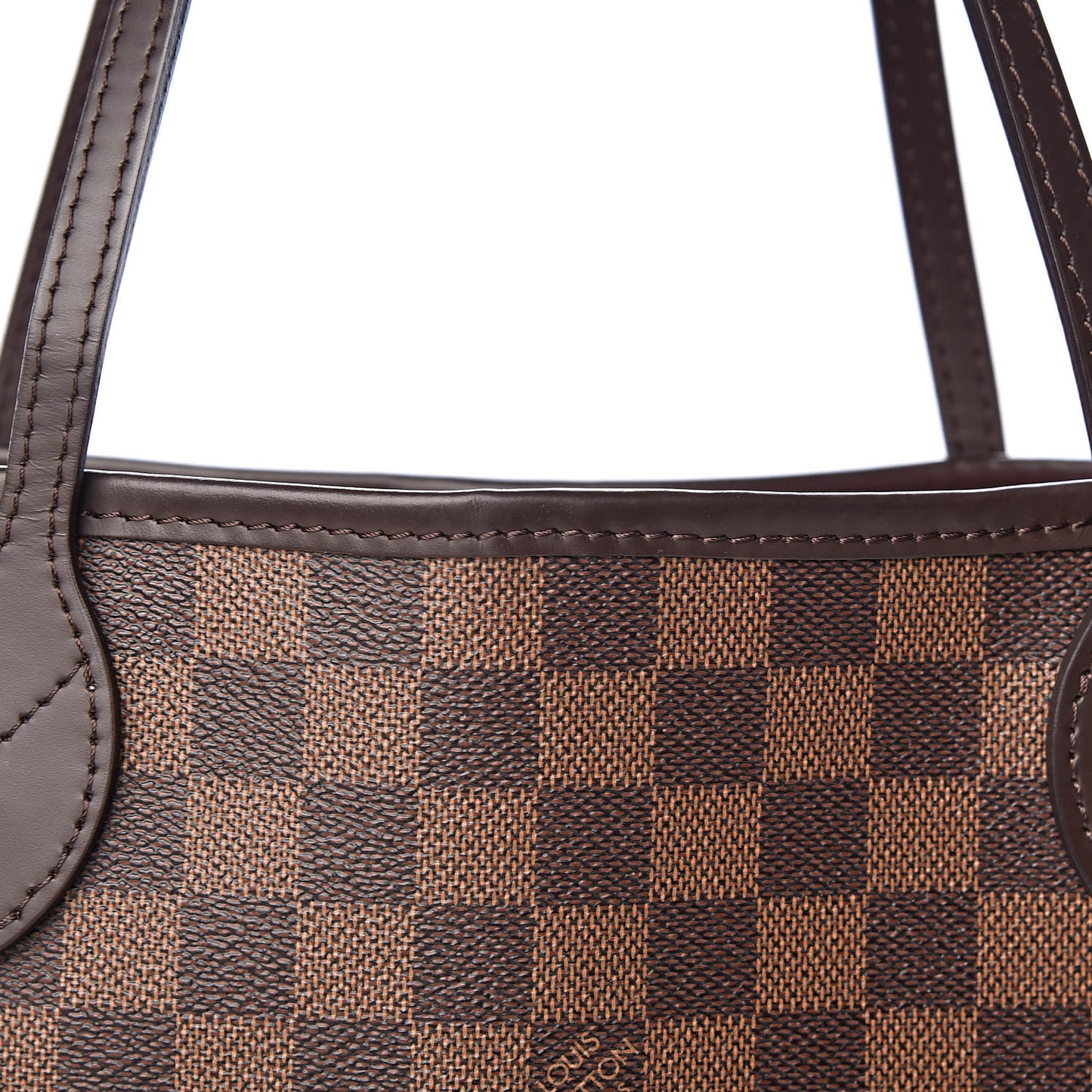 Damier Ebene Neo Neverfull MM Rose Ballerine